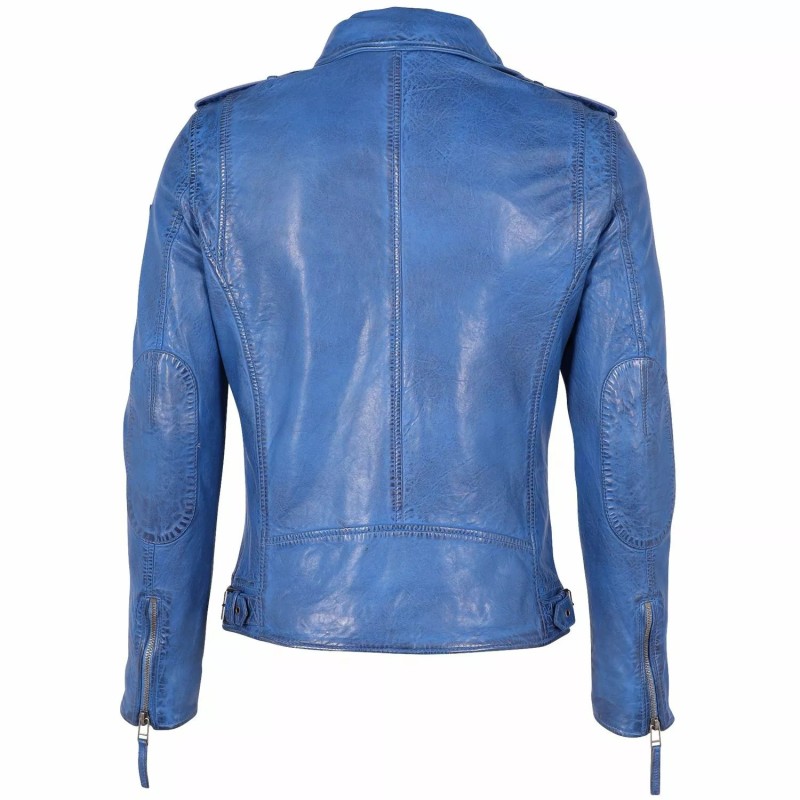 Geaca de Piele Barbati Gipsy Albastru Marin GMMalic S22 SF STUV – IMBRACAMINTE