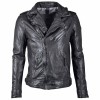 Geaca de Piele Barbati Gipsy Antracit GMMalic – Black Friday