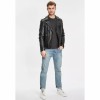 Geaca de Piele Barbati Gipsy Antracit GMMalic – Black Friday