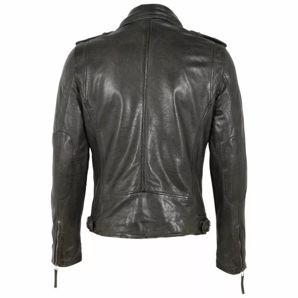 Geaca de Piele Barbati Gipsy Olive GMMalic S22 SF STUV – Black Friday — fotografia 2