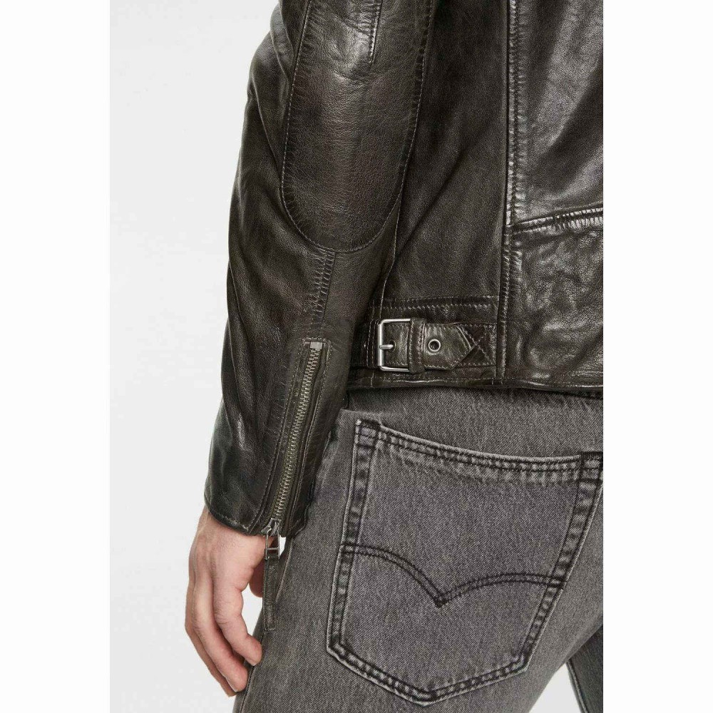 Geaca de Piele Barbati Gipsy Olive GMMalic Geaca de Piele Barbati Gipsy Olive GMMalic - readytowear.ro