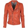 Geaca de Piele Barbati Gipsy Portocalie GMMalic S22 SF STUV Geaca de Piele Barbati Gipsy Portocalie GMMalic S22 SF STUV - readytowear.ro