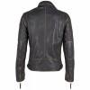 Geaca de Piele Barbati Gipsy Negru Antic GMMavric SF LROV - readytowear.ro