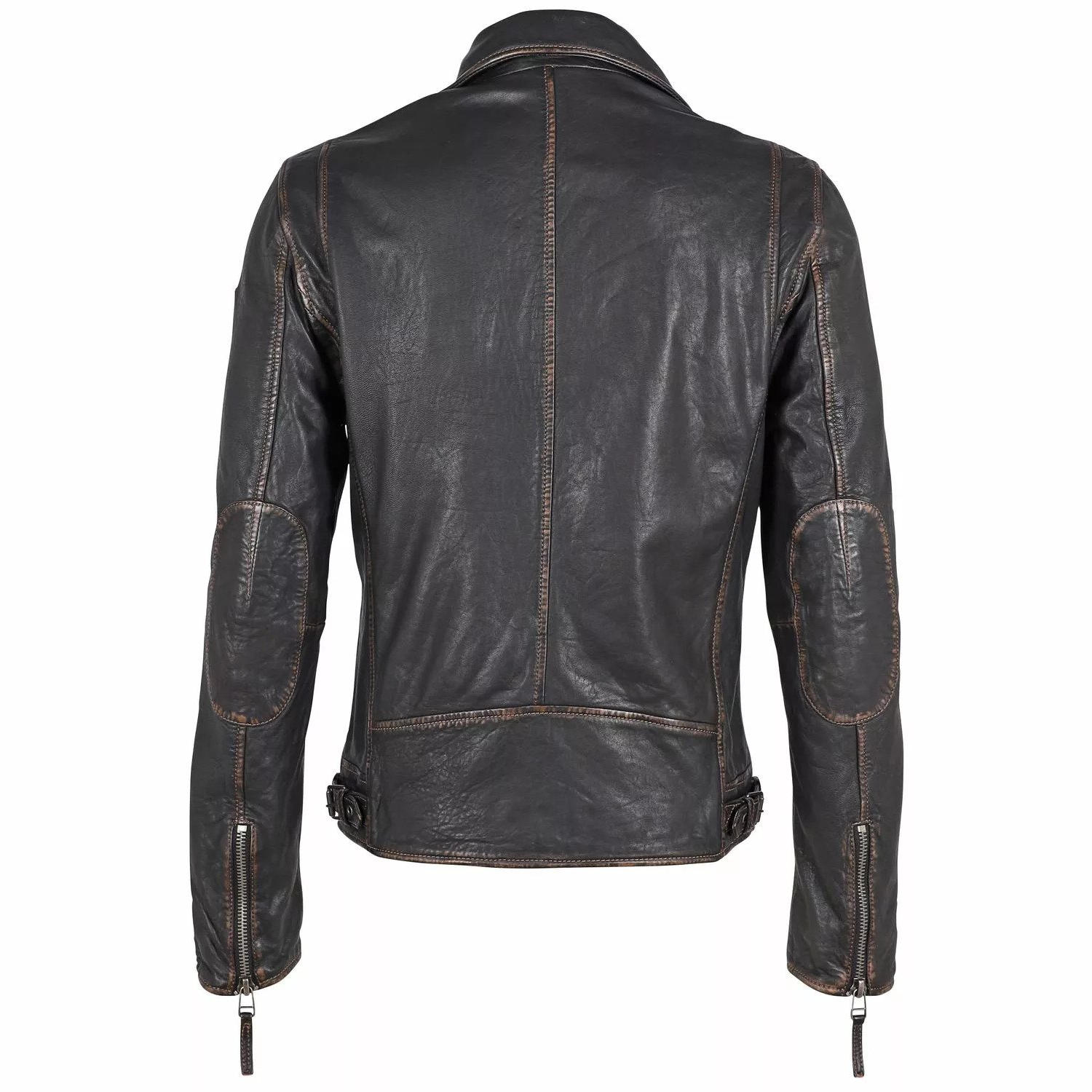Geaca de Piele Barbati Gipsy Negru Antic GMMavric SF LROV – Black Friday