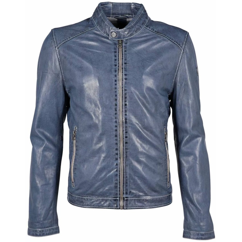 Geaca de Piele Barbati Gipsy Albastru Denim GMMenny S22 LAHOV Geaca de Piele Barbati Gipsy Albastru Denim GMMenny S22 LAHOV - readytowear.ro