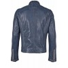 Geaca de Piele Barbati Gipsy Albastru Denim GMMenny S22 LAHOV - readytowear.ro