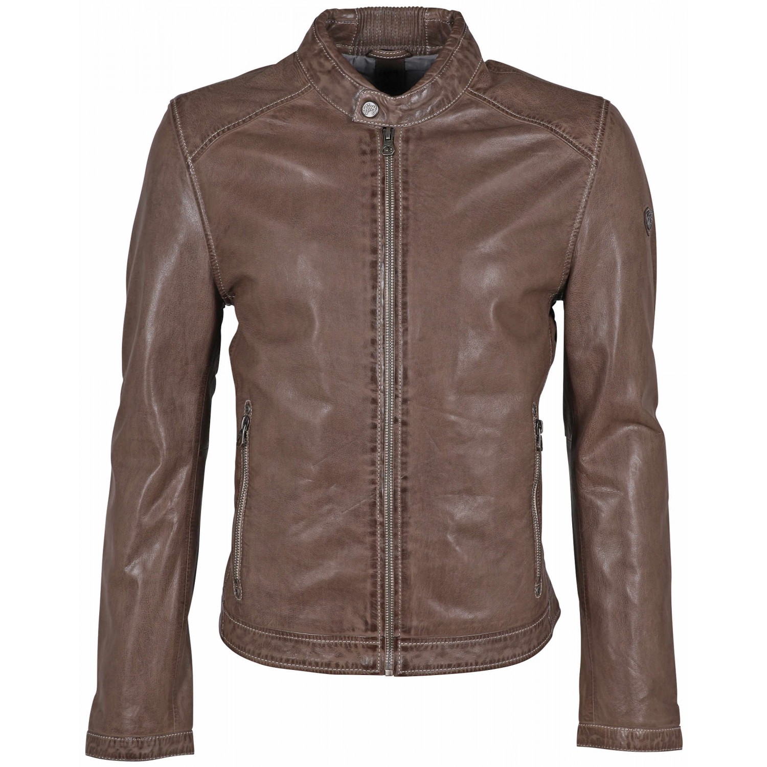 Geaca de Piele Barbati Gipsy Maro Inchis GMMenny S22 LAHOV – IMBRACAMINTE