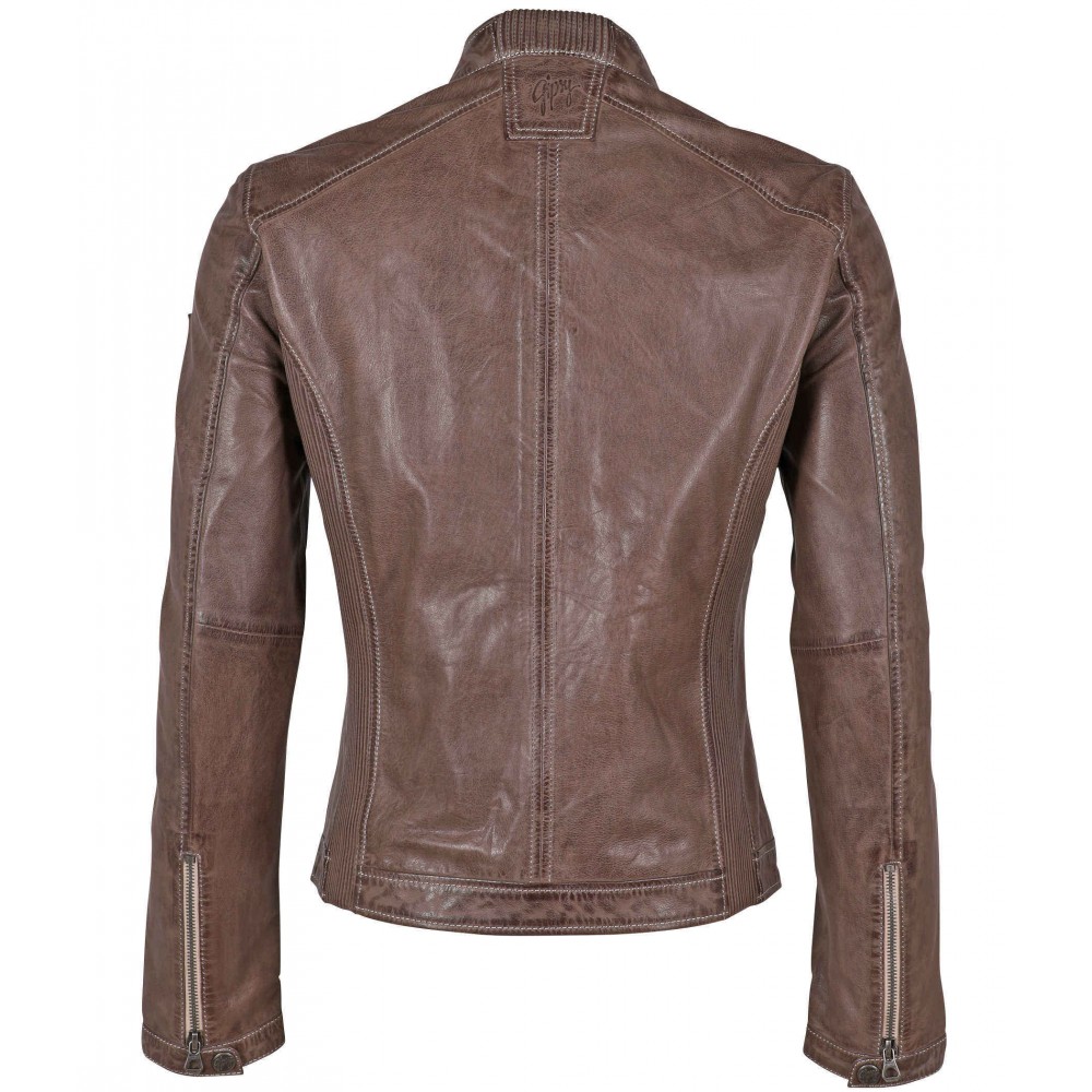 Geaca de Piele Barbati Gipsy Maro Inchis GMMenny S22 LAHOV Geaca de Piele Barbati Gipsy Maro Inchis GMMenny S22 LAHOV - readytowear.ro