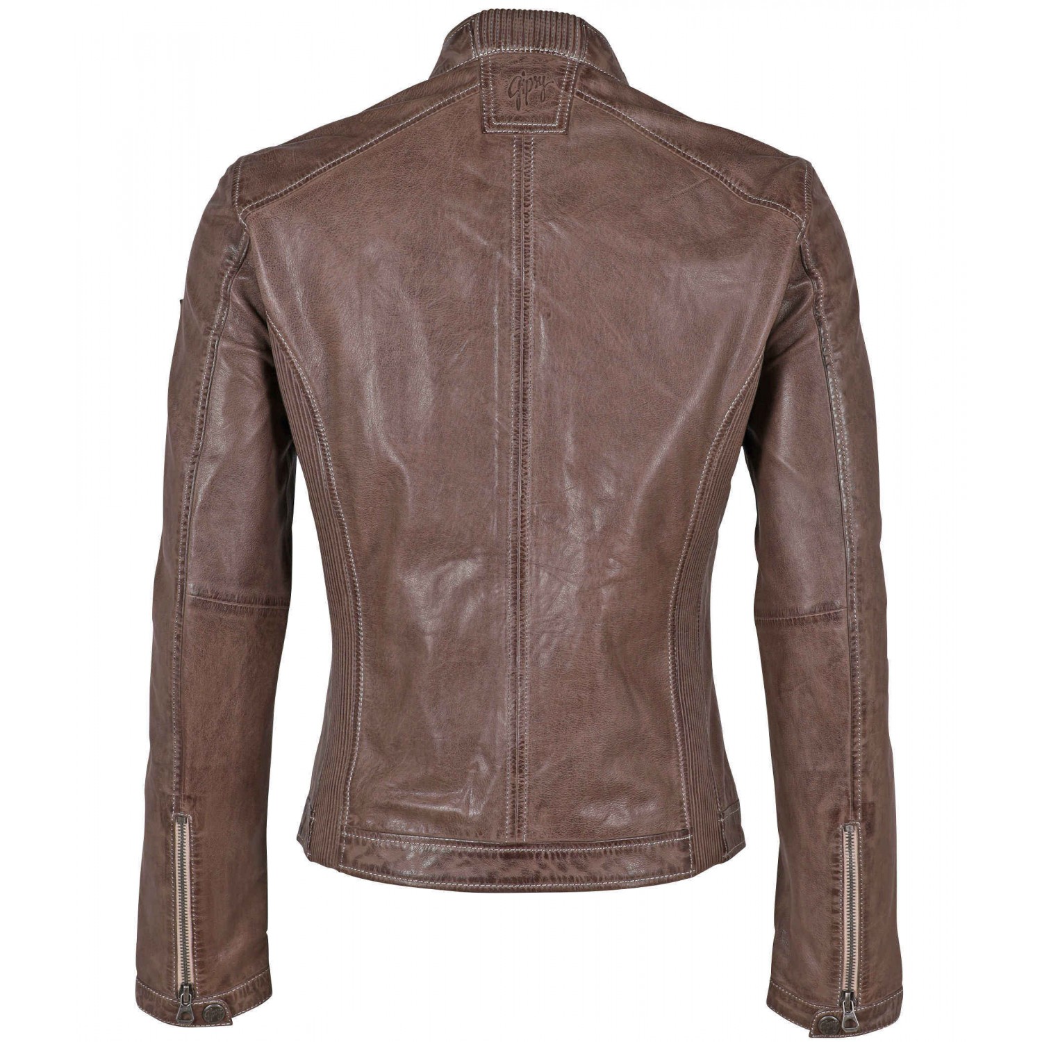 Geaca de Piele Barbati Gipsy Maro Inchis GMMenny S22 LAHOV – IMBRACAMINTE