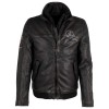 Geaca de Piele Barbati Gipsy Negru/Bej GMMountan Geaca de Piele Barbati Gipsy Negru/Bej GMMountan - readytowear.ro