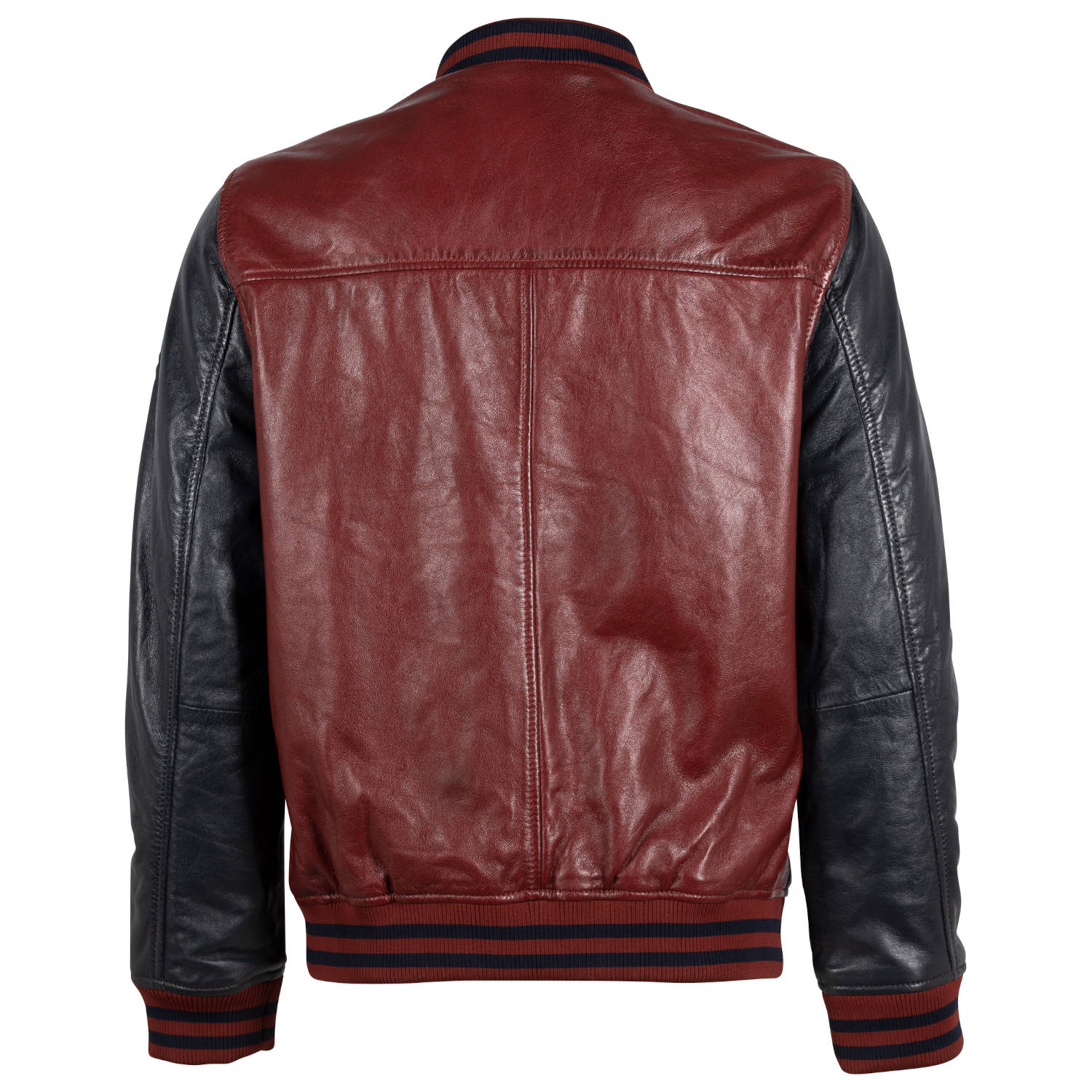 Geaca de Piele Barbati Gipsy Visiniu/Bleumarin GMMuno – IMBRACAMINTE