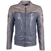 Geaca de Piele Barbati Gipsy Albastru/Gri Argintiu GMMylow LARIV - readytowear