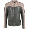 Geaca de Piele Barbati Gipsy Verde Inchis/Gri GMMylow LARIV Geaca de Piele Barbati Gipsy Verde Inchis/Gri GMMylow LARIV - readytowear.ro