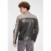 Geaca de Piele Barbati Gipsy Verde Inchis/Gri GMMylow LARIV Geaca de Piele Barbati Gipsy Verde Inchis/Gri GMMylow LARIV - readytowear.ro