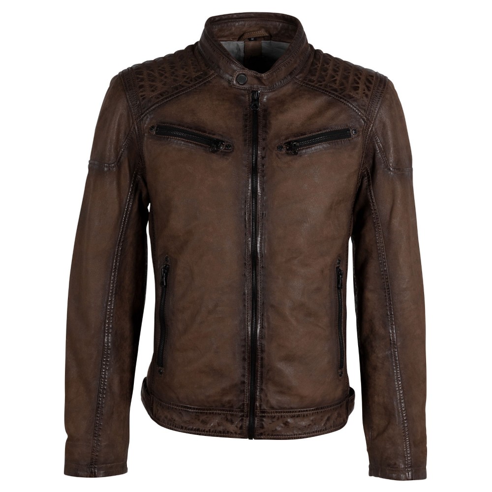 Geaca de Piele Barbati Gipsy Maro GMNatico Geaca de Piele Barbati Gipsy Maro GMNatico - readytowear.ro