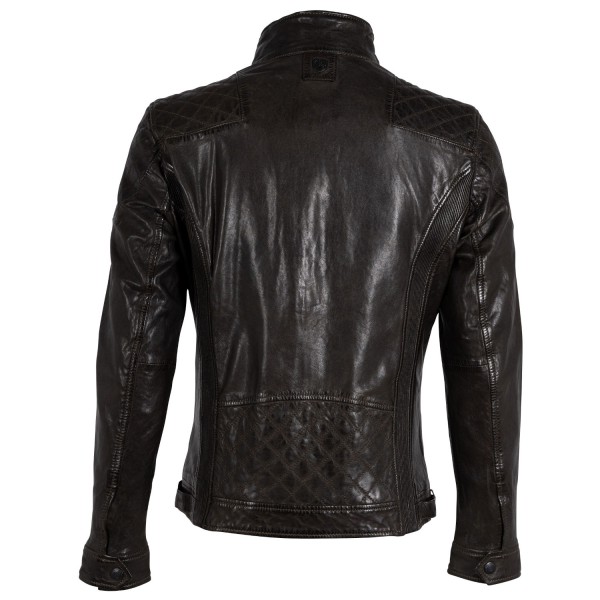 Geaca de Piele Barbati Gipsy Olive Inchis GMNevado – Black Friday — fotografia 2