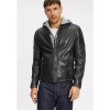 Geaca de Piele Barbati Gipsy Negru/Gri GMOrmey Geaca de Piele Barbati Gipsy Negru/Gri GMOrmey - readytowear.ro