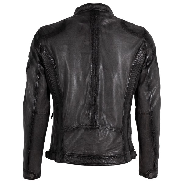 Geaca de Piele Barbati Gipsy Gri GMRakva – Black Friday — fotografia 2