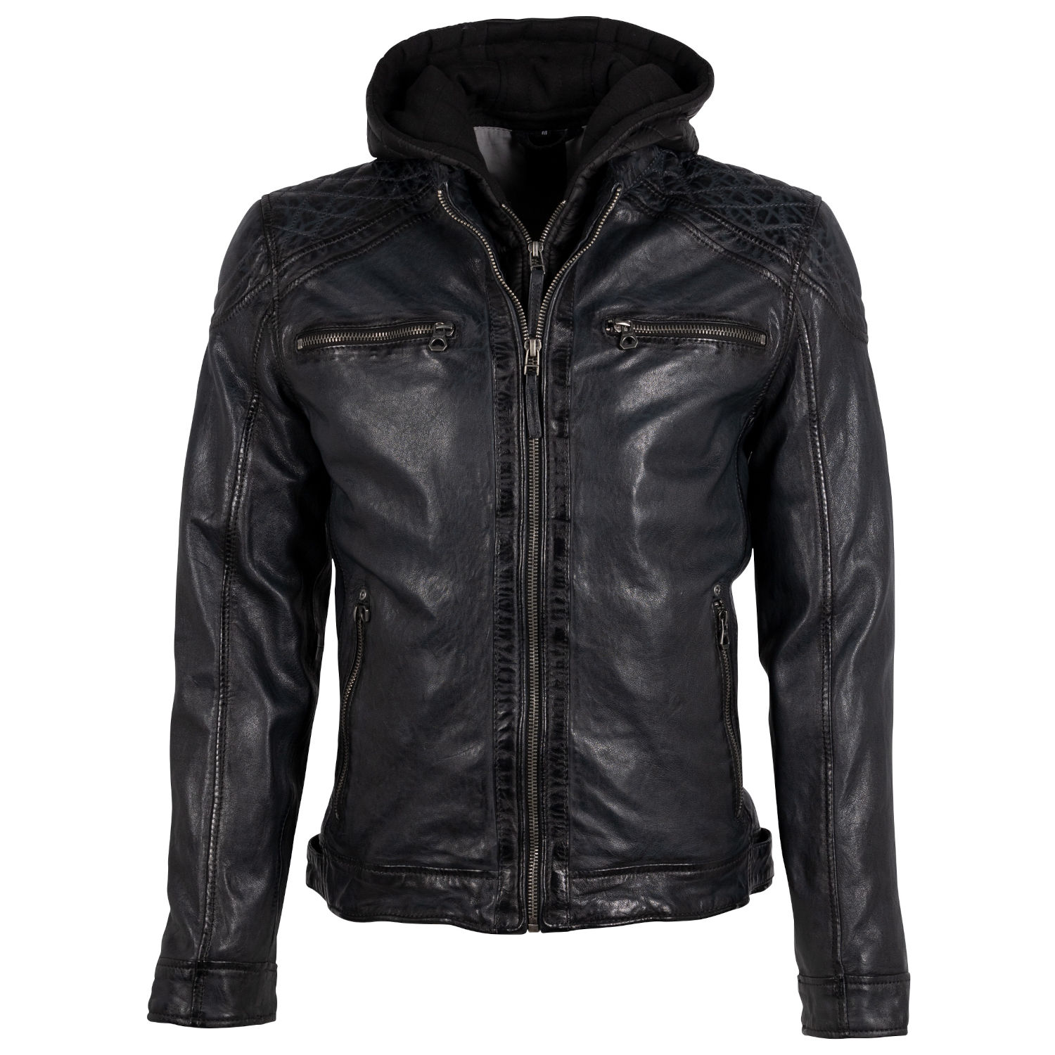 Geaca de Piele Barbati Gipsy Bleumarin Inchis GMRao – Black Friday Geaca de Piele Barbati Gipsy Bleumarin Inchis GMRao – Black Friday