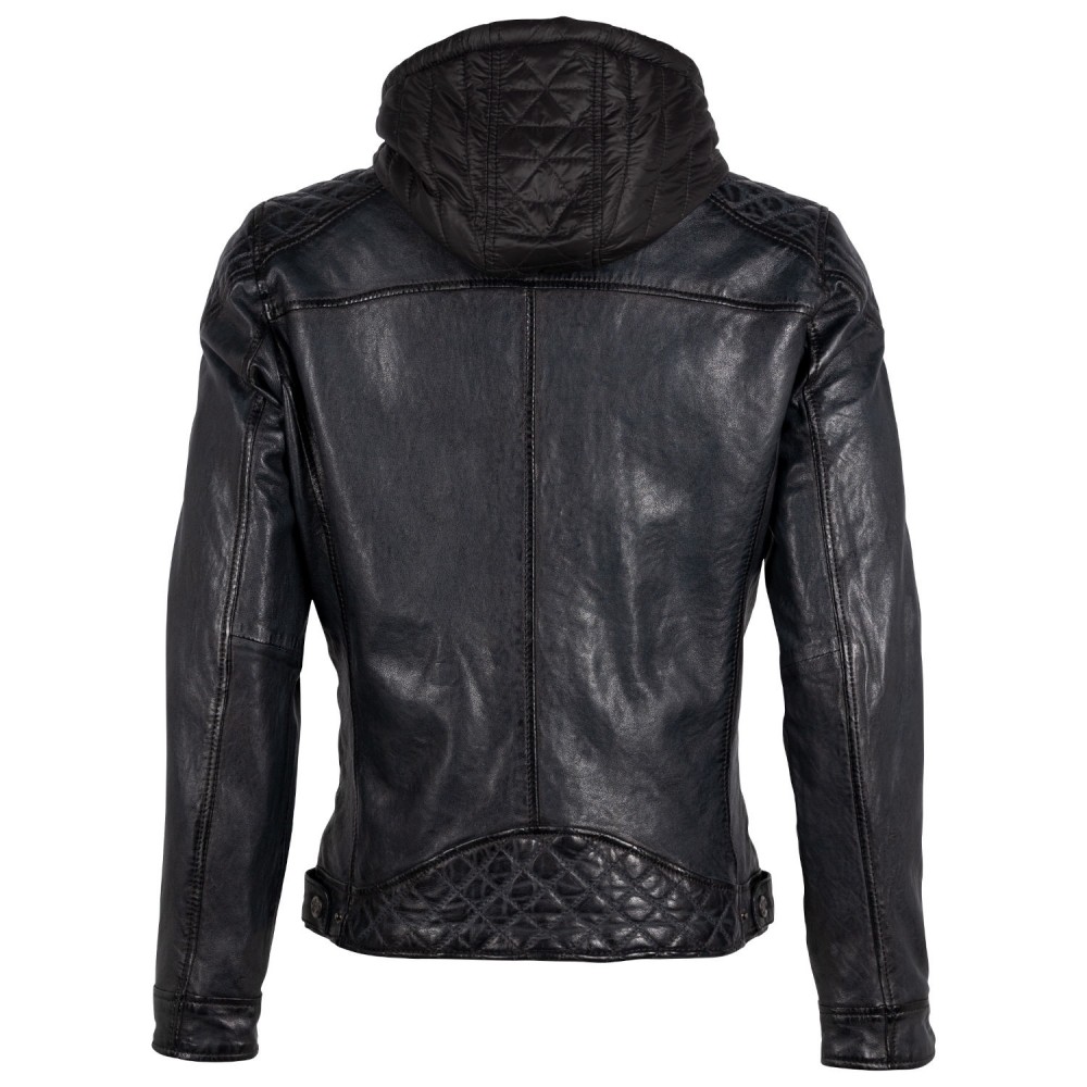 Geaca de Piele Barbati Gipsy Bleumarin Inchis GMRao Geaca de Piele Barbati Gipsy Bleumarin Inchis GMRao - readytowear.ro