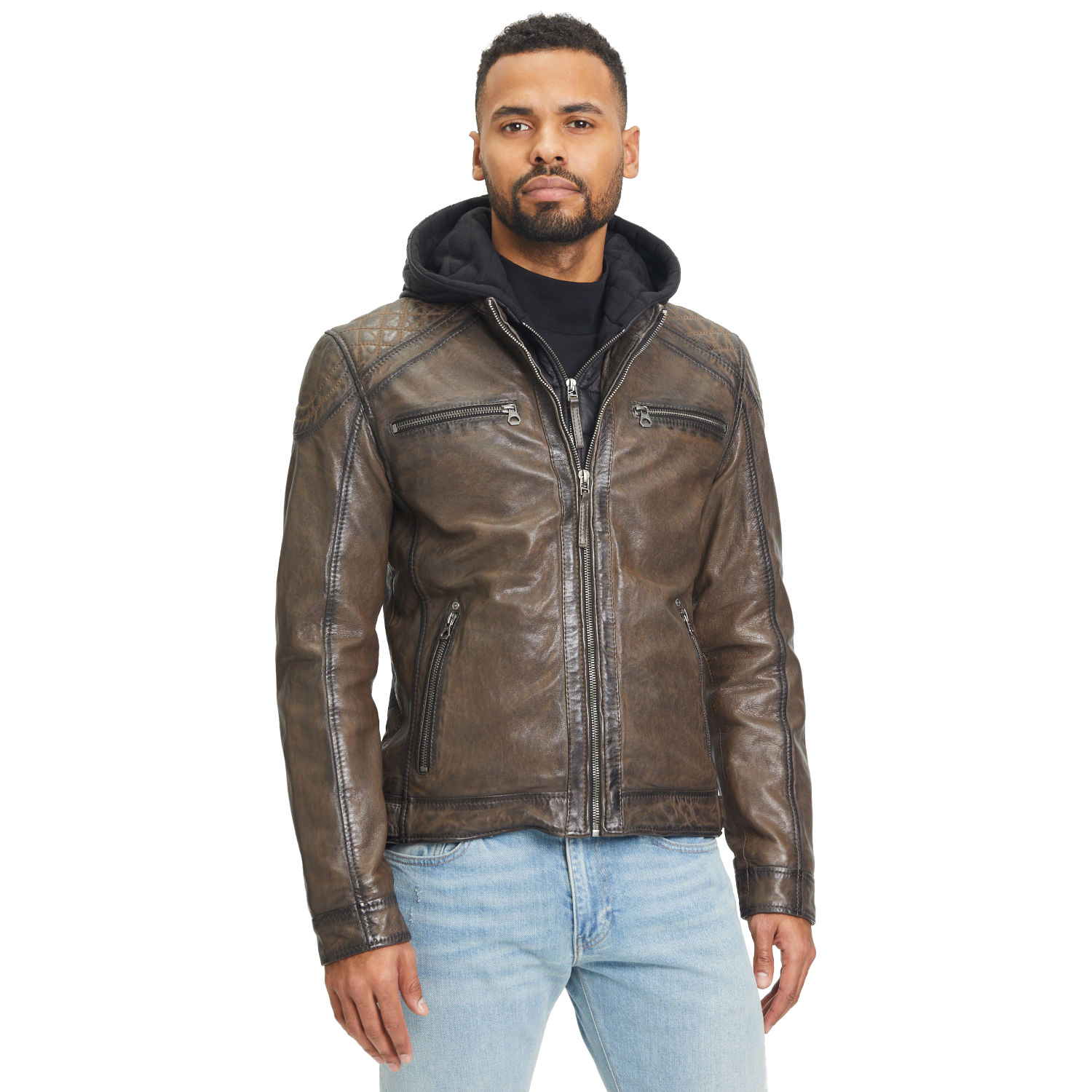 Geaca de Piele Barbati Gipsy Maro GMRao – IMBRACAMINTE