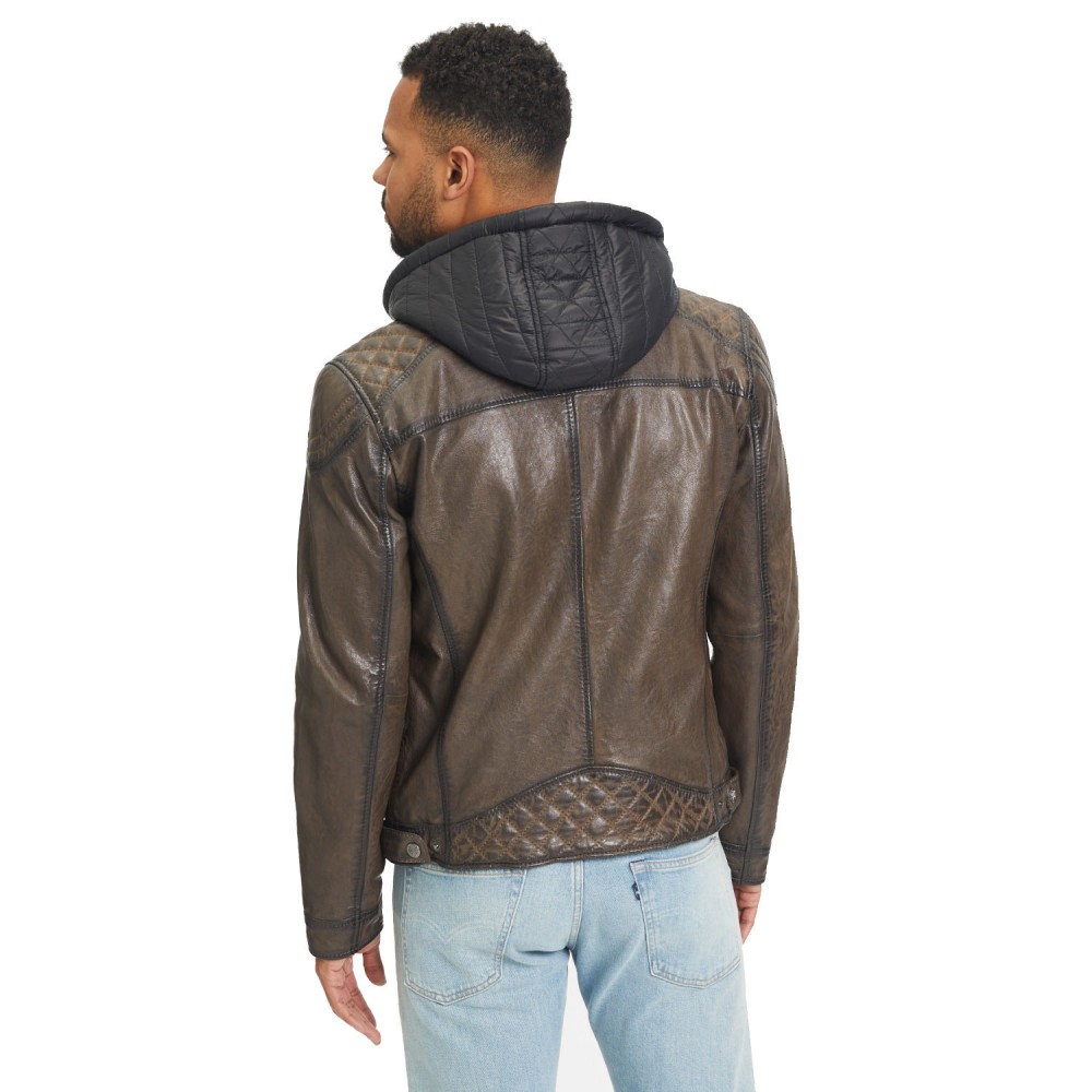 Geaca de Piele Barbati Gipsy Maro GMRao Geaca de Piele Barbati Gipsy Maro GMRao - readytowear.ro