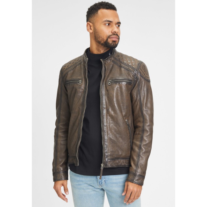 Geaca de Piele Barbati Gipsy Maro GMRao – IMBRACAMINTE