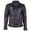 Geaca de Piele Barbati Gipsy Bleumarin/Rosu GMRaysam Geaca de Piele Barbati Gipsy Bleumarin/Rosu GMRaysam - readytowear.ro