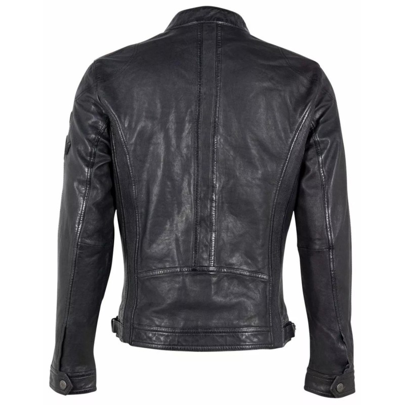 Geaca de Piele Barbati Gipsy Bleumarin/Rosu GMRaysam – IMBRACAMINTE Geaca de Piele Barbati Gipsy Bleumarin/Rosu GMRaysam – IMBRACAMINTE