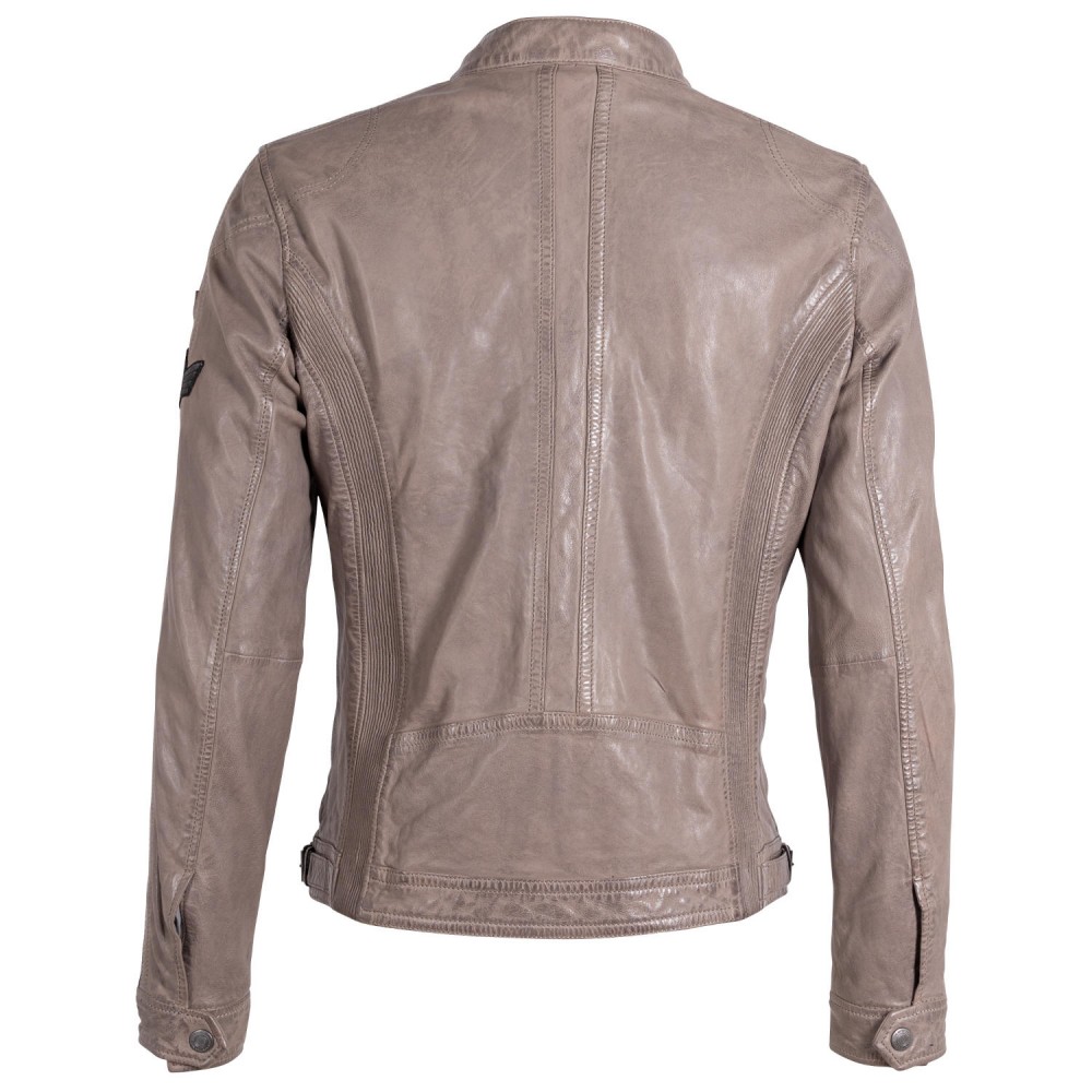 Geaca de Piele Barbati Gipsy Gri/Bleumarin GMRaysam Geaca de Piele Barbati Gipsy Gri/Bleumarin GMRaysam - readytowear.ro