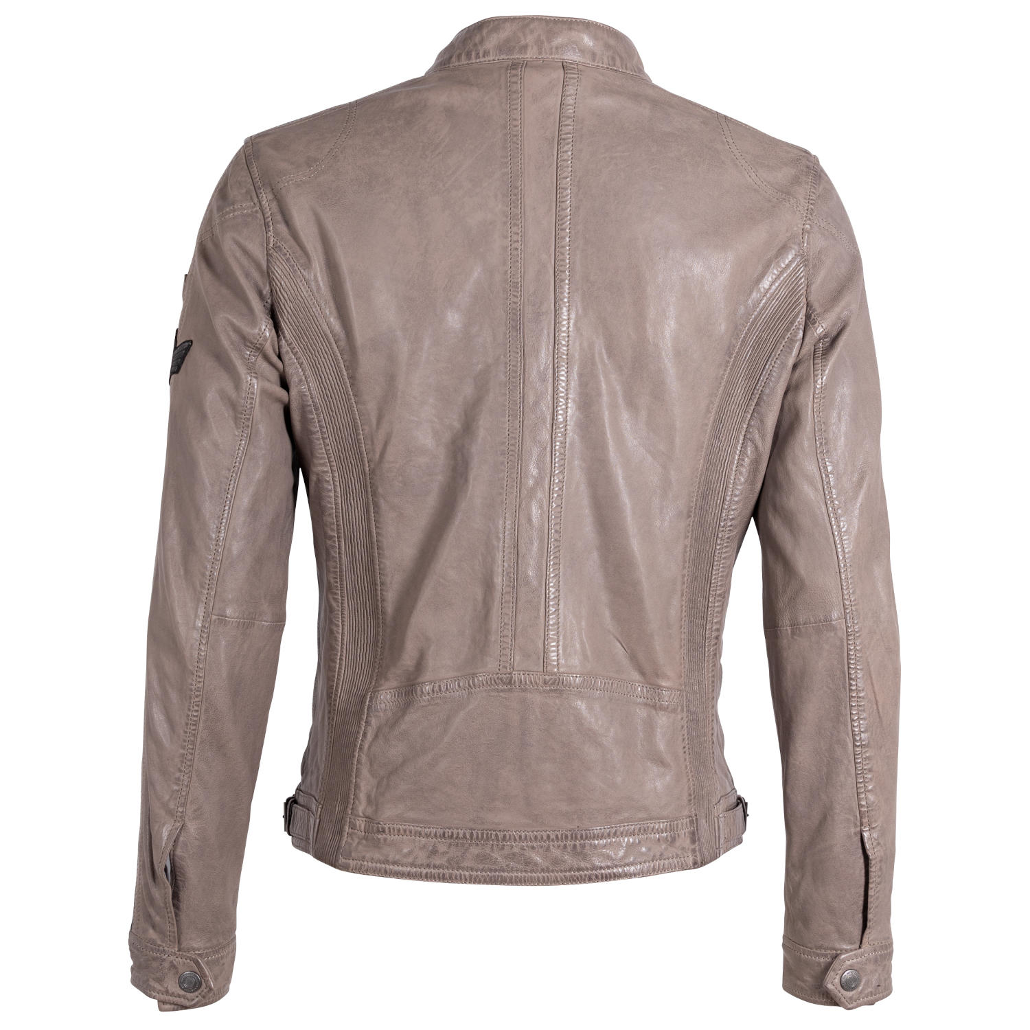 Geaca de Piele Barbati Gipsy Gri/Bleumarin GMRaysam – IMBRACAMINTE