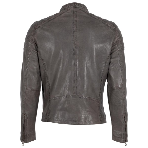 Geaca de Piele Barbati Gipsy Gri GMRemko – Black Friday — fotografia 4