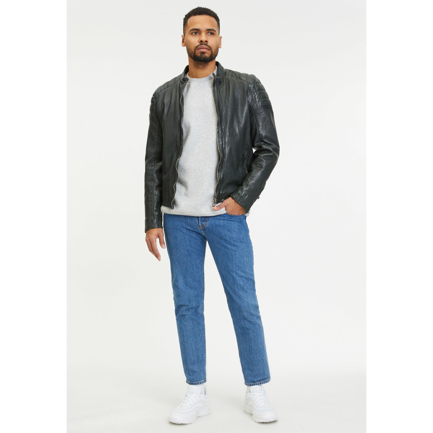 Geaca de Piele Barbati Gipsy Olive Inchis GMRemko LRACV – Black Friday Geaca de Piele Barbati Gipsy Olive Inchis GMRemko LRACV – Black Friday