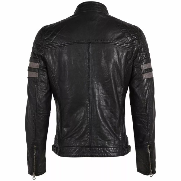 Geaca de Piele Barbati Gipsy Neagra GMRemsi SF LASHV – Black Friday — fotografia 2