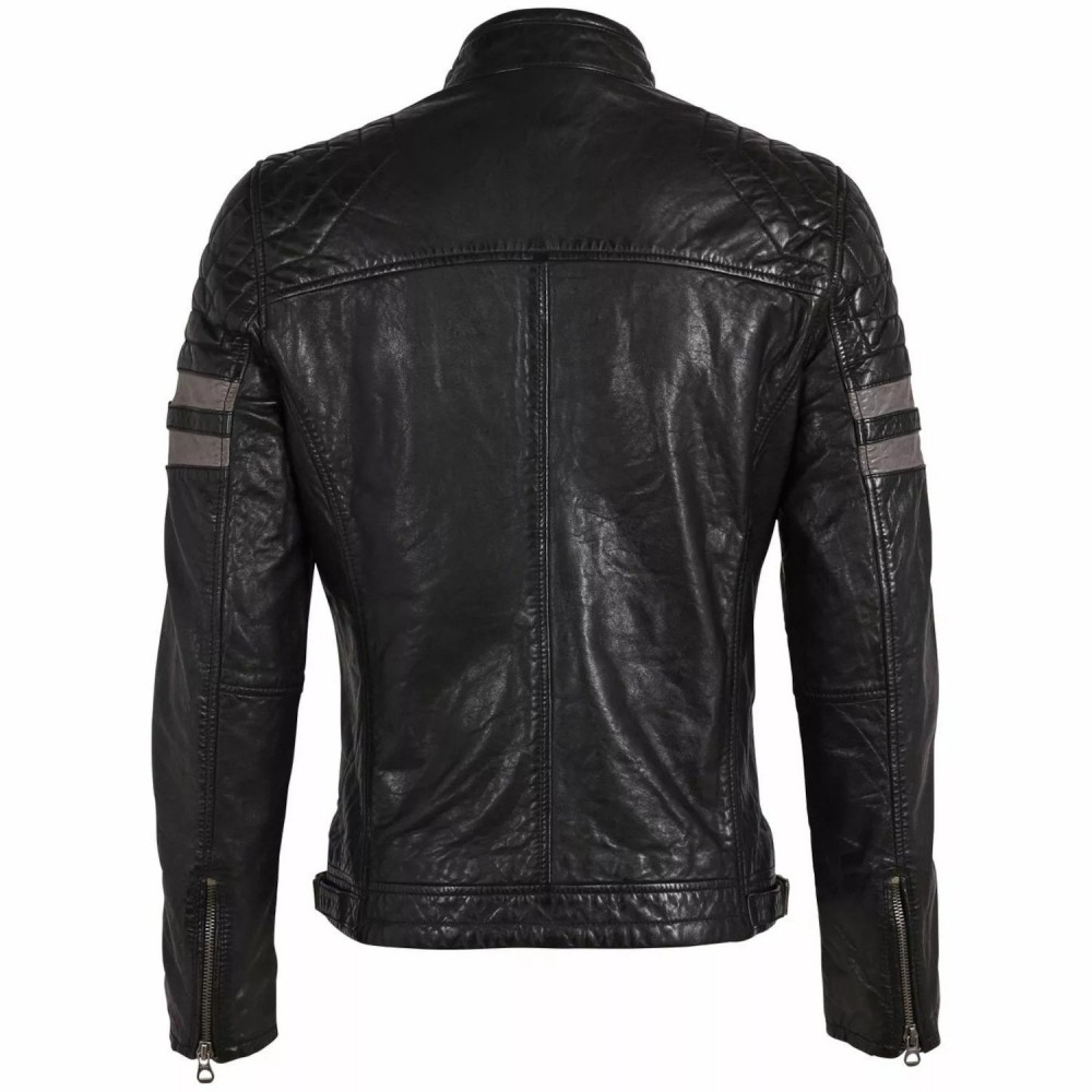Geaca de Piele Barbati Gipsy Neagra GMRemsi SF LASHV Geaca de Piele Barbati Gipsy Neagra GMRemsi SF LASHV - readytowear.ro