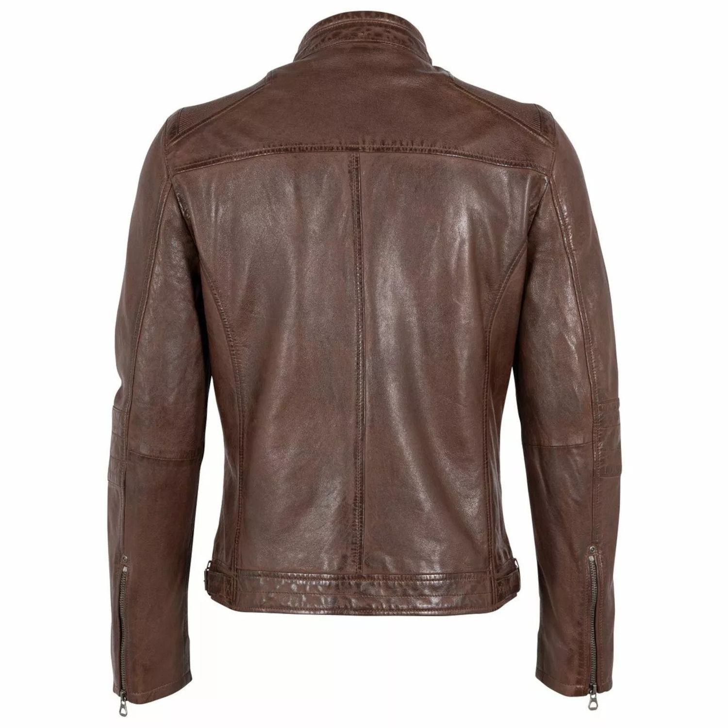 Geaca de Piele Barbati Gipsy Coniac Inchis GMRian LABOV – Black Friday