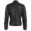 Geaca de Piele Barbati Gipsy Negru Antic GMRosko - readytowear.ro