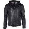 Geaca de Piele Barbati Gipsy Neagra GMRyan LVW - readytowear.ro