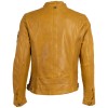 Geaca de Piele Barbati Gipsy Galben Mustar GMRydoz – Black Friday