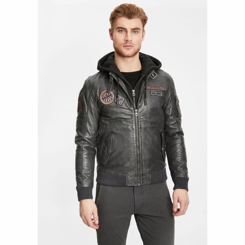 Geaca de Piele Barbati Gipsy Antracit GMSkythunder LAKEV W – IMBRACAMINTE Geaca de Piele Barbati Gipsy Antracit GMSkythunder LAKEV W – IMBRACAMINTE