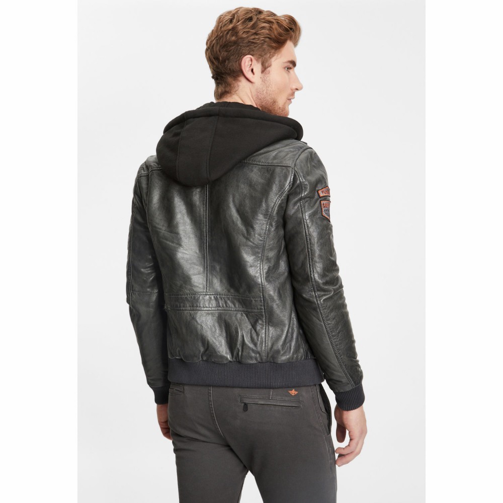 Geaca de Piele Barbati Gipsy Antracit GMSkythunder LAKEV W Geaca de Piele Barbati Gipsy Antracit GMSkythunder LAKEV W - readytowear.ro