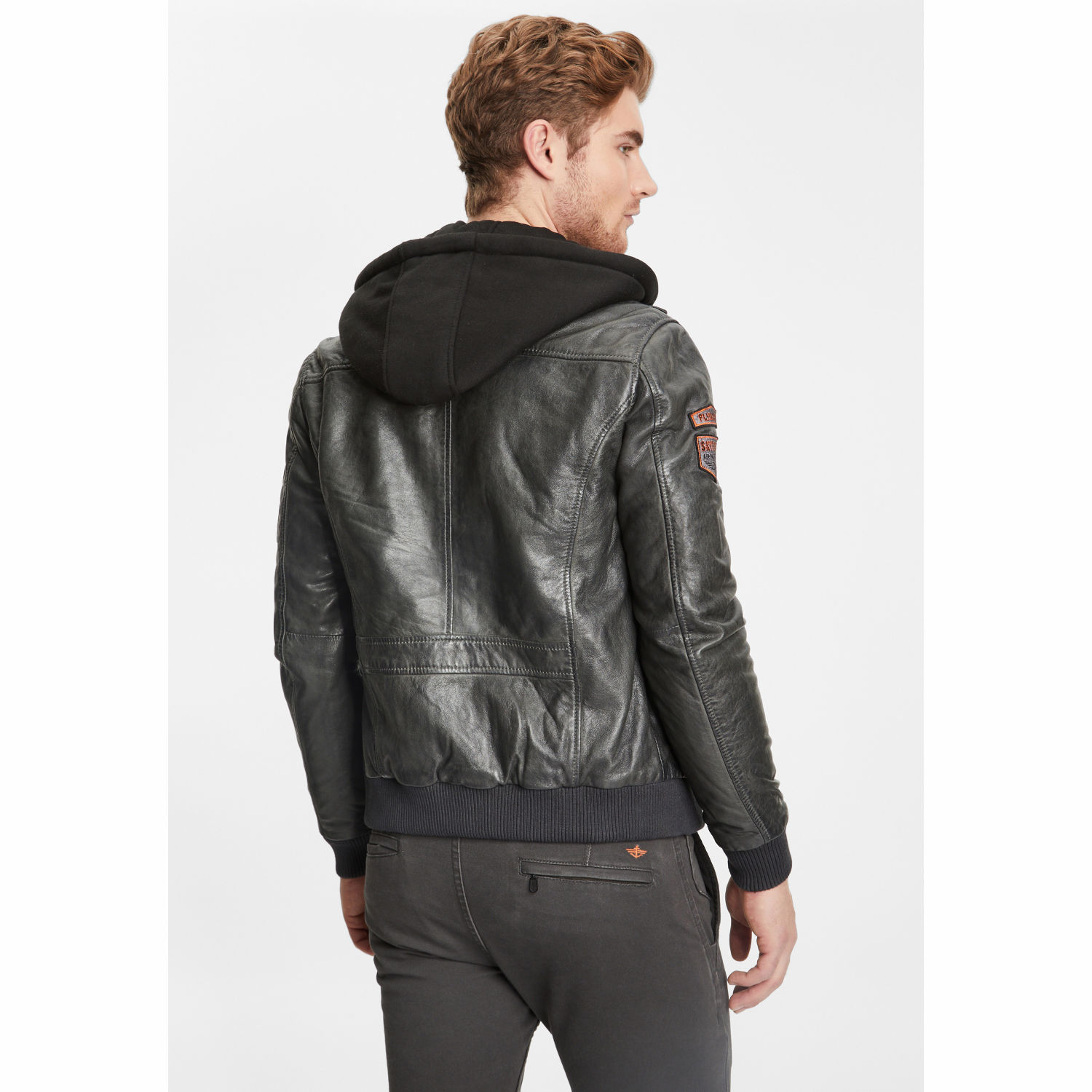 Geaca de Piele Barbati Gipsy Antracit GMSkythunder LAKEV W – IMBRACAMINTE