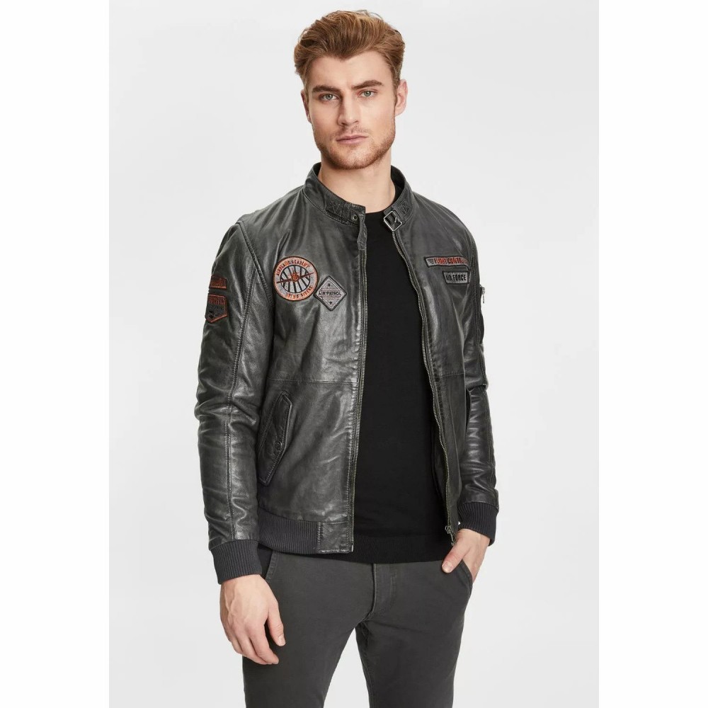 Geaca de Piele Barbati Gipsy Antracit GMSkythunder LAKEV W Geaca de Piele Barbati Gipsy Antracit GMSkythunder LAKEV W - readytowear.ro
