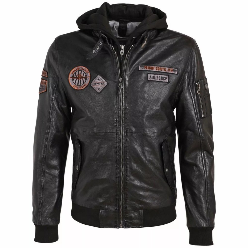 Geaca de Piele Barbati Gipsy Neagra GMSkythunder Geaca de Piele Barbati Gipsy Neagra GMSkythunder - readytowear.ro