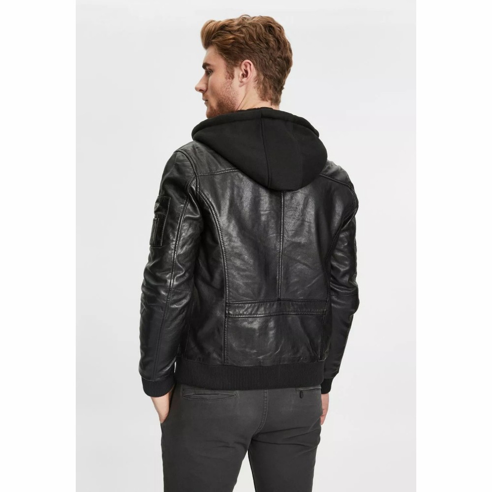 Geaca de Piele Barbati Gipsy Neagra GMSkythunder Geaca de Piele Barbati Gipsy Neagra GMSkythunder - readytowear.ro