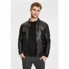 Geaca de Piele Barbati Gipsy Neagra GMSkythunder – IMBRACAMINTE