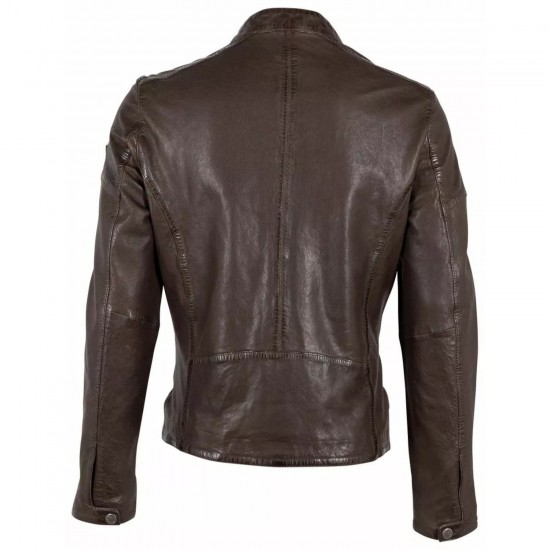 Geaca de Piele Barbati Gipsy Maro Inchis GMSolvic Geaca de Piele Barbati Gipsy Maro Inchis GMSolvic