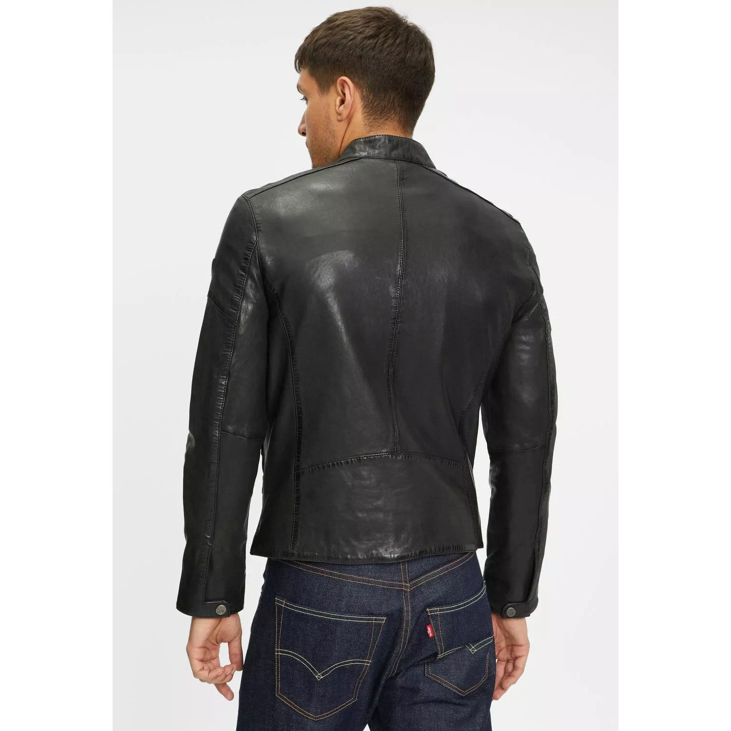 Geaca de Piele Barbati Gipsy Neagra GMSolvic – IMBRACAMINTE Geaca de Piele Barbati Gipsy Neagra GMSolvic – IMBRACAMINTE