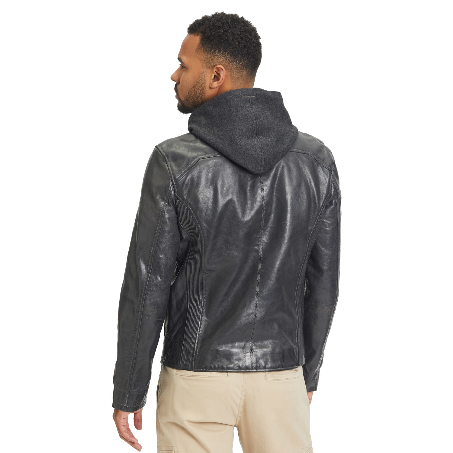 Geaca de Piele Barbati Gipsy Antracit Inchis GMSplesh – IMBRACAMINTE