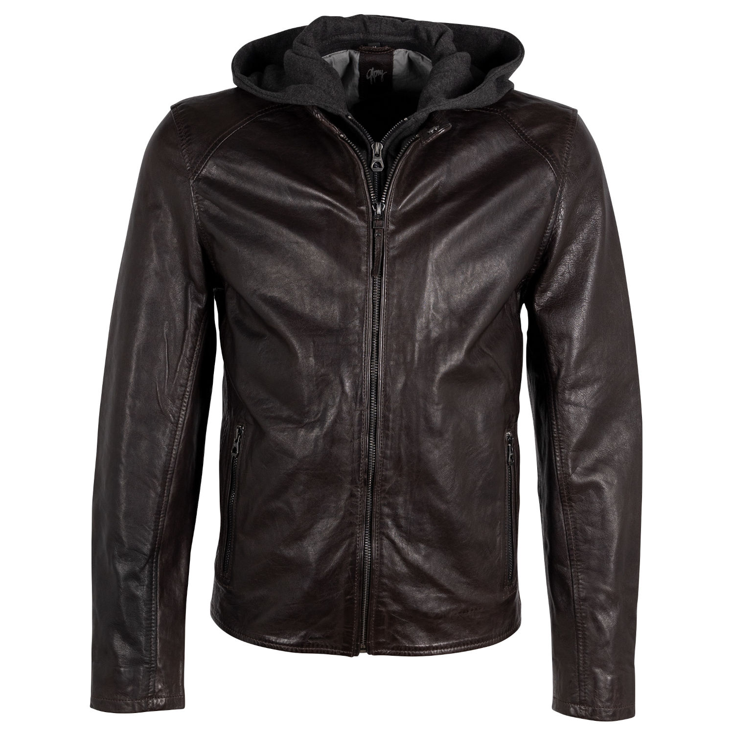 Geaca de Piele Barbati Gipsy Maro Inchis GMSplesh – IMBRACAMINTE